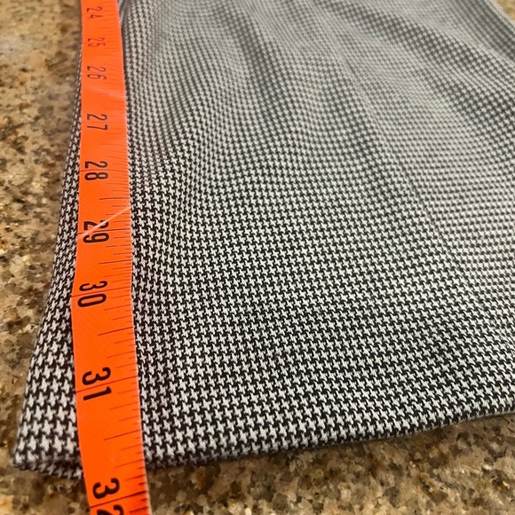 SO Good For Life Houndstooth Self Belt Flare Trousers Size Large NWT - Picture 4 of 8